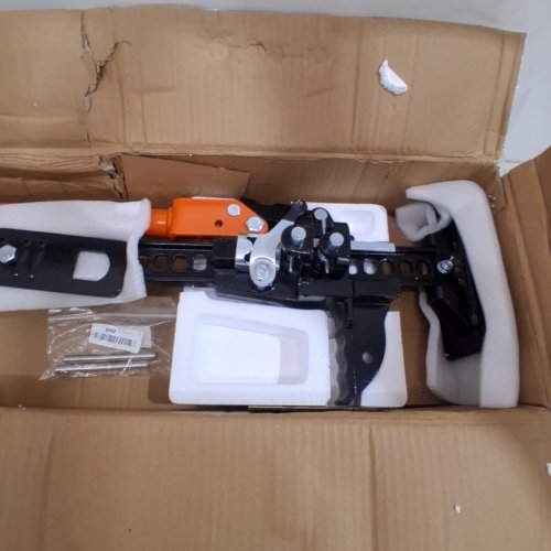 HEAVY DUTY RATCHETING OFF ROAD UTILITY HIGH LIFT FARM JACK - 48" - 700LBS - BLACK/ORANGE (MODEL: AH081048) image 3