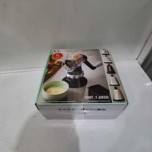 MIU ROTARY FOOD GRATER WITH ATTACHMENTS - BLACK/SILVER (MODEL : 1796155) image 4