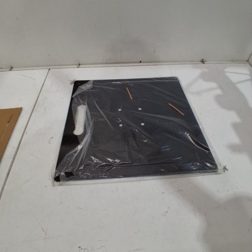 STEEL PLATE BASE WITH CUT OUT HANDLE AND FOUR HOLES FOR HARDWARE - 7KG - BLACK image 3