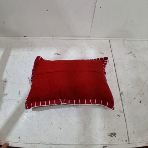 SARO LIFESTYLE DECORATIVE THROW PILLOW - 12" X 20" - RED (STYLE: 6350) image 3