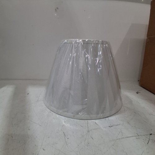 ASPEN CREATIVE HARDBACK EMPIRE SHADED SPIDER CONSTRUCTION LAMP SHADE - 7"X13"X9-1/2" - OFF WHITE (MODEL: 32685) image 2