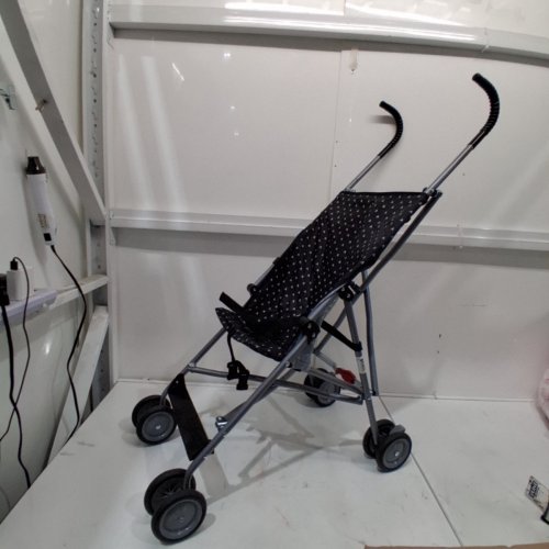 COSCO UMBRELLA STROLLER WITH CANOPY - 40 LBS MAX - BLACK (MODEL: 01218CLFL) image 2