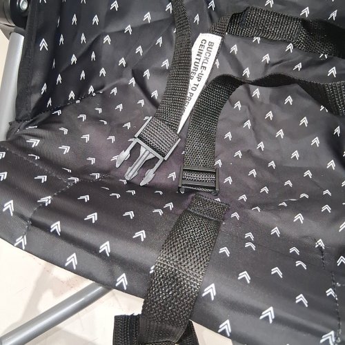 COSCO UMBRELLA STROLLER WITH CANOPY - 40 LBS MAX - BLACK (MODEL: 01218CLFL) image 3