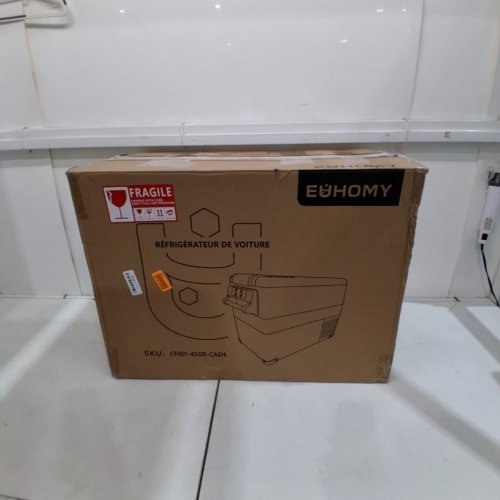 EUHOMY ELECTRIC COOLER CAR REFRIGERATOR WITH BLUETOOTH APP CONTROL - 12V/24V DC - 47QT - BLACK/GREY - (MODEL: CF001-45GR-CAEH) image 8