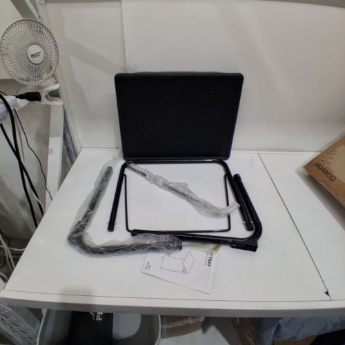 HUANUO COMFORTABLE FOLDING TV DINNER TRAY - BLACK (MODEL: HNTTK2) image 2