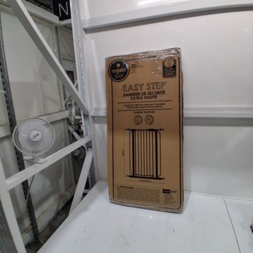 REGALO EASY STEP WALK-THRU METAL SAFETY GATE - 36" X 29" TO 36.5" - WHITE (MODEL: 1166H) image 3