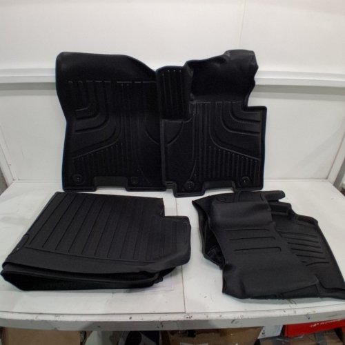 4PC AOMSAZTO ALL WEATHER FLOOR MATS AND CARGO MAT - BLACK image 2