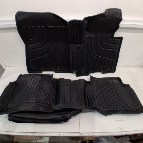 4PC AOMSAZTO ALL WEATHER FLOOR MATS AND CARGO MAT - BLACK image 3