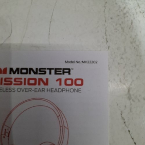 MONSTER MISSION 100 BLUETOOTH HEADPHONES - ON EAR HEADPHONES WITH IMMERSIVE BASS, CRYSTAL CLEAR CALLING - 40H PLAYTIME - WIRELESS HEADSET FOR TRAVEL/WORK - BLACK - (MODEL: MH22202) image 3