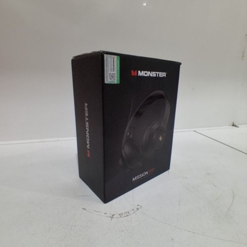 MONSTER MISSION 100 BLUETOOTH HEADPHONES - ON EAR HEADPHONES WITH IMMERSIVE BASS, CRYSTAL CLEAR CALLING - 40H PLAYTIME - WIRELESS HEADSET FOR TRAVEL/WORK - BLACK - (MODEL: MH22202) image 6