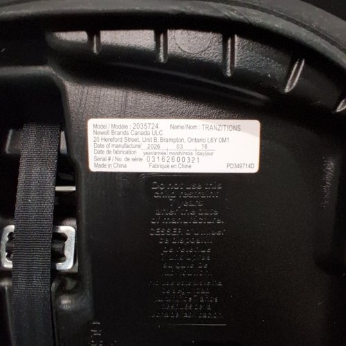 GRACO TRANZITIONS 3-IN-1 HARNESS/HIGHBACK/BACKLESS BOOSTER CAR SEAT - 100LBS MAX/CAP - PROOF/BLACK (MODEL: 2035724) image 2