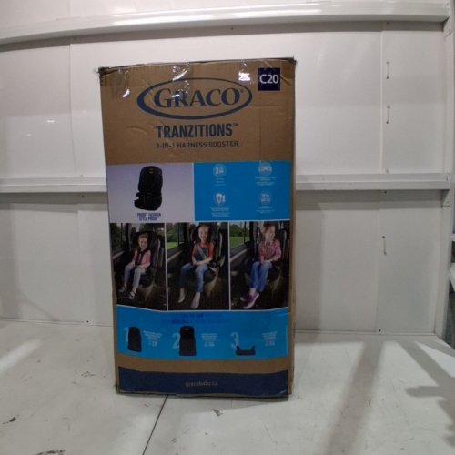 GRACO TRANZITIONS 3-IN-1 HARNESS/HIGHBACK/BACKLESS BOOSTER CAR SEAT - 100LBS MAX/CAP - PROOF/BLACK (MODEL: 2035724) image 7