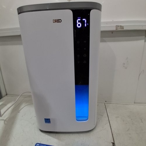 DREO 73 PINT SMART DEHUMIDIFIERS FOR BASEMENTS, HOME UP TO 2000 SQ FT - 41DB - WHITE (MODEL: DR-HDH003S) image 2