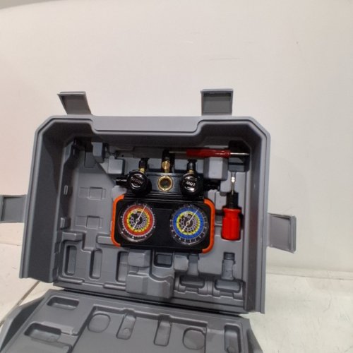 VTG VOGTEN AC VACUUM PUMP AND GAUGE SET - GREY (MODEL:R1234YF) image 5