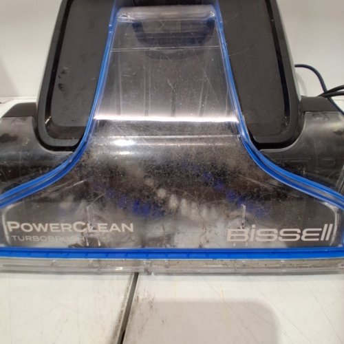 BISSELL POWERCLEAN TURBOBRUSH PET UPRIGHT CARPET CLEANER, POWERFUL & LIGHTWEIGHT - 120V - BLUE - (MODEL:3939C) image 4