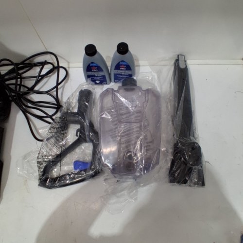 BISSELL POWERCLEAN TURBOBRUSH PET UPRIGHT CARPET CLEANER, POWERFUL & LIGHTWEIGHT - 120V - BLUE - (MODEL:3939C) image 5