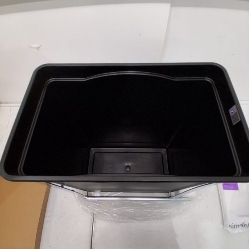 SIMPLEHUMAN HEAVY DUTY STEEL FRAME OPEN TOP UNDER COUNTER PULL-OUT TRASH CAN - 30L - BLACK image 4