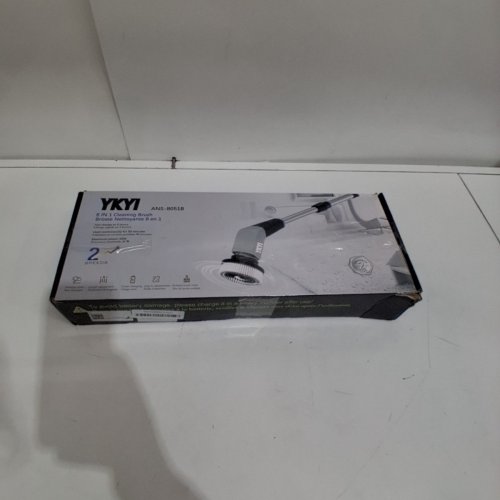 9PC YKYI ELECTRIC SPIN SCRUBBER ACCESSORIES ONLY - WHITE/BLACK (MODEL: ANS-8051B) image 3