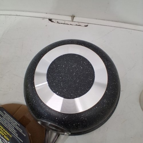GRANITESTONE DIAMOND NON-STICK ALUMINUM 10" FRYING PAN - BLACK image 3