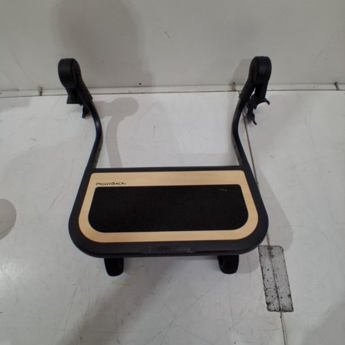 UPPABABY FOR CRUZ V2 PIGGYBACK RIDE-ALONG BOARD - BLACK/WOOD (MODEL: PO11687) image 2