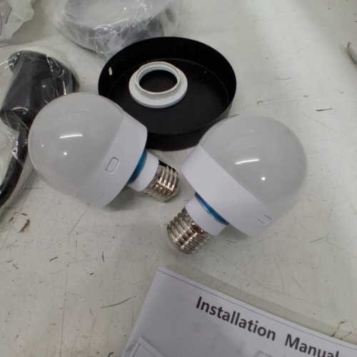 2PK ADISUN WALL SCONCE RGB BATTERY OPERATED LIGHT FIXTURE - BLACK image 4