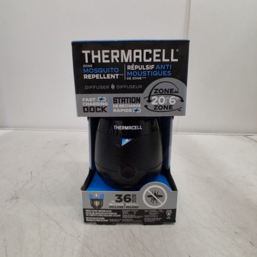THERMACELL E-SERIES RECHARGEABLE MOSQUITO REPELLENT WITH 20 FEET ZONE - BLACK image 2