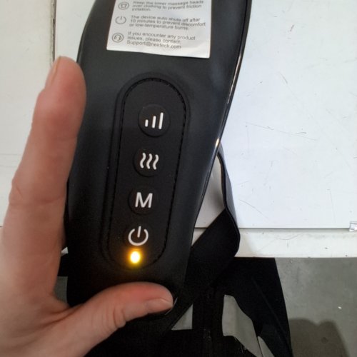 NEKTECK CORDLESS KNEADING NECK MASSAGER - 10W, 5 V, 2000 MAH - BLACK (MODEL: NK-NM09) image 2