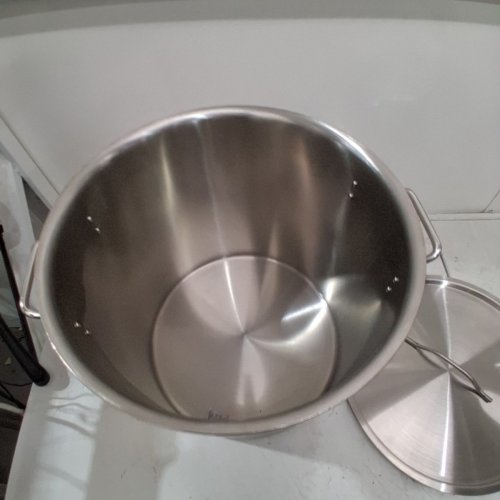 MOOTACO STAINLESS STEEL INDUCTION STOCK POT WITH LID - 52.8 QT - SILVER (MODEL: 05-01) image 4