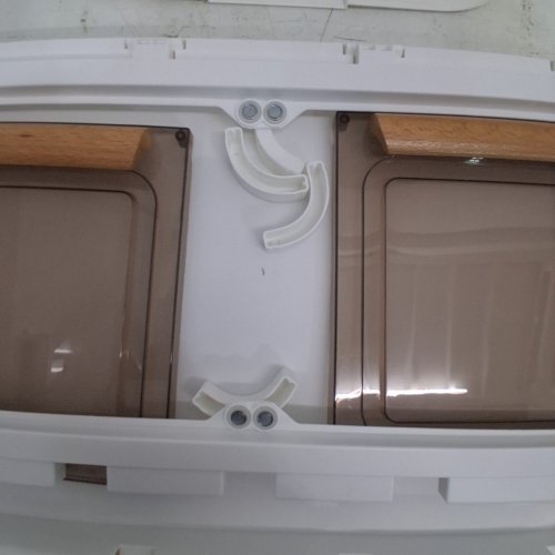 4-TIER PLASTIC FOLDING STORAGE BINS WITH LID - 40" X 20" - WHITE image 5