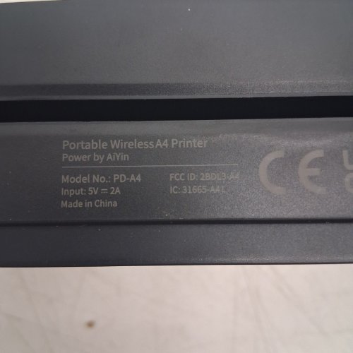 GLORYANG INKLESS PORTABLE THERMAL PRINTER - FOR PAPER 8.5'' X 11'' - BLACK (MODEL: PD-A4) image 6