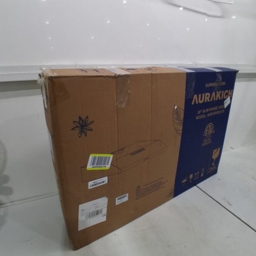 AURAKICH RANGE KITCHEN HOOD WITH TRUE-COLOR COMPLETE EXHAUST KIT - 400CFM - 12000K LED - 30" - SILVER (MODEL: AUR-RHS02-US) image 6