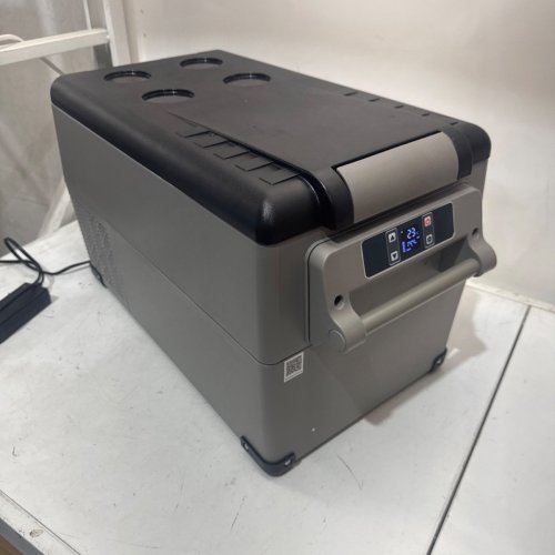 VEVOR PORTABLE REFRIGERATOR FOR VEHICLE, CAR, TRUCK, RV, BOAT, MINI FRIDGE FREEZER FOR TRAVEL - 12/24V DC & 110-240V AC - 37QT - GREY - (MODEL:CF35) image 5