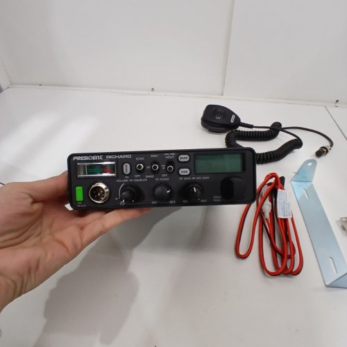 PRESIDENT RICHARD CB PEP AM/FM RADIO 10 METER TRANSCEIVER WITH CONTINUOUS SCANNING, 7 BACKLIGHT COLORS, ECHO, TALK-BACK & SWR/PWR METER- 50W (MODEL: RICHARD) image 5
