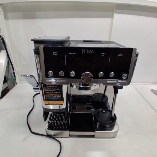 NINJA LUXE CAFE PRO SERIES ESPRESSO MACHINE - 4-IN-1 | INTEGRATED TAMPER | GRINDER | FROTHER - STAINLESS STEEL - (MODEL: ES701C) image 4