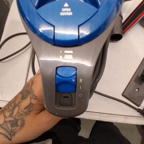 SHARK ROCKET PET ULTRA-LIGHT CORDED STICK & HANDHELD VACUUM CLEANER - BLUE & GREY - (MODEL: HV300C-U4) image 2