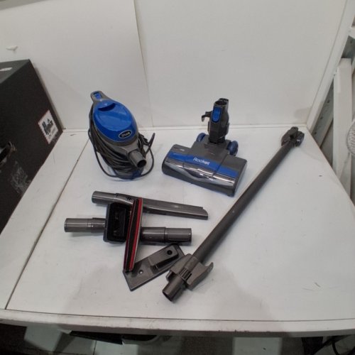SHARK ROCKET PET ULTRA-LIGHT CORDED STICK & HANDHELD VACUUM CLEANER - BLUE & GREY - (MODEL: HV300C-U4) image 3