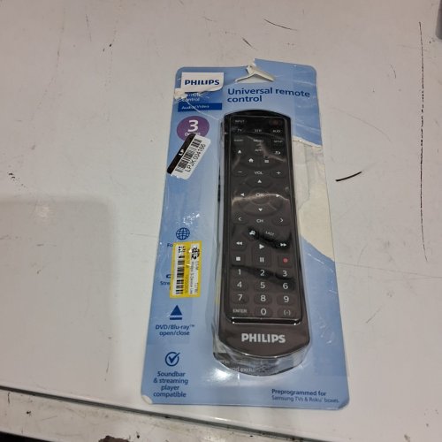PHILIPS 3 DEVICE UNIVERSAL TV REMOTE - BLACK (MODEL: SRP4322B/27) image 3