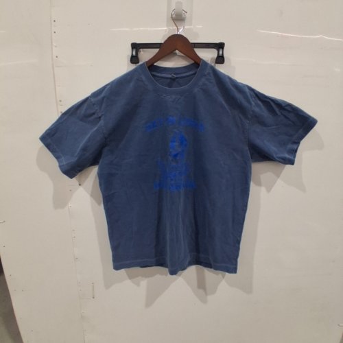 MEN'S OVERSIZED GRAPHIC T-SHIRT - LARGE - BLUE image 2