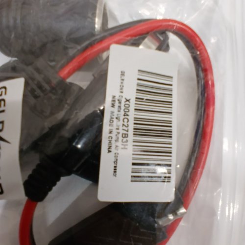 GELRHONR CIGARETTE LIGHTER EXTENSION CORD, 12 V 15A FUSE FOR TIRE PUMP, AIR COMPRESSOR - 19" image 3