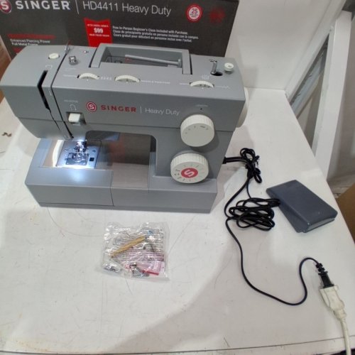 SINGER HEAVY DUTY SEWING MACHINE - GREY (MODEL: 4411) image 3