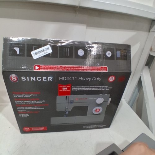 SINGER HEAVY DUTY SEWING MACHINE - GREY (MODEL: 4411) image 5