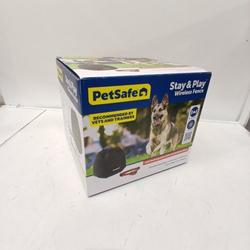 PETSAFE STAY + PLAY WIRELESS FENCE, COVERS UP TO 3/4 ACRE, FOR DOGS AND CATS OVER 2.3 KG, WATERPROOF AND RECHARGEABLE, WITH TONE AND STATIC STIMULATION (PIF00-13663) image 2