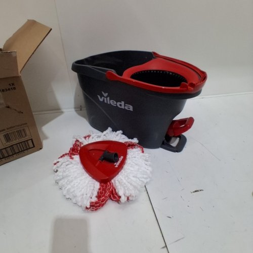 VILEDA EASYWRING BUCKET AND MOP HEAD - BLACK/RED image 2