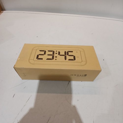 YUNJAYI ALARM CLOCK FOR KIDS ADULT,LIGHT ALARM CLOCK WITH SIMPLE LED DISPLAY 8 RGB NIGHT LIGHT - BLACK image 4
