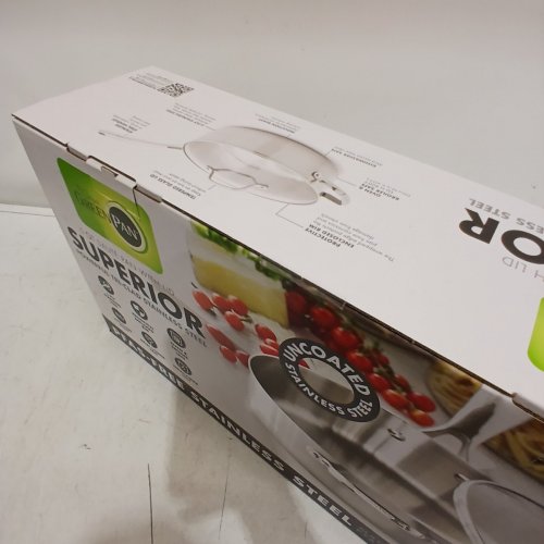 GREENPAN VALENCIA PRO TRI-PLY STAINLESS STEEL SAUTEE PAN - 5QT - STAINLESS STEEL (MODEL: 1872718) image 3