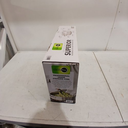 GREENPAN VALENCIA PRO TRI-PLY STAINLESS STEEL SAUTEE PAN - 5QT - STAINLESS STEEL (MODEL: 1872718) image 4