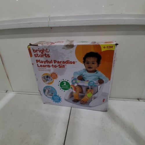 INFANT'S BRIGHT STARTS LEARN-TO-SIT FLOOR SEAT - PLAYFUL PARADISE - (MODEL: 12956) image 4