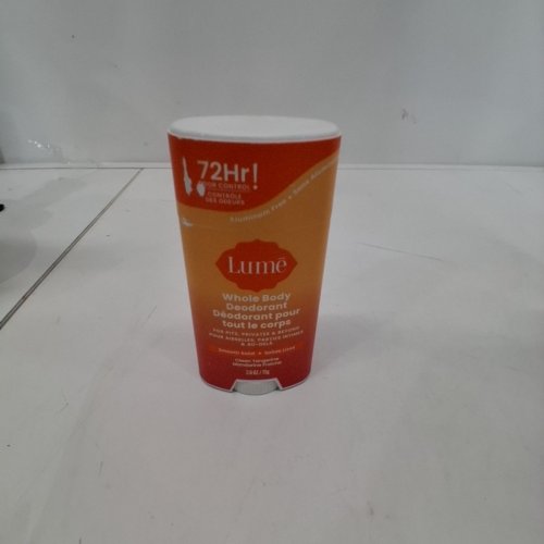 LUME WHOLE BODY ALUMINUM FREE DEODORANT - FOR PITS, PRIVATES, AND BEYOND - SMOOTH SOLID - 75G - CLEAN TANGERINE image 3