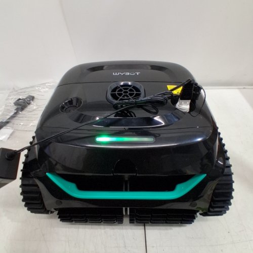 WYBOT C2 CORDLESS WALL CLIMBING POOL VACUUM - UP TO 2152SQ.FT. - BLACK/GREEN (MODEL: C2) image 2