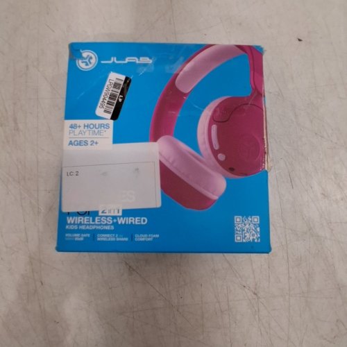 KIDS JLAB JBUDDIES POP BLUETOOTH WIRELESS AND WIRED HEADPHONES - PINK image 4